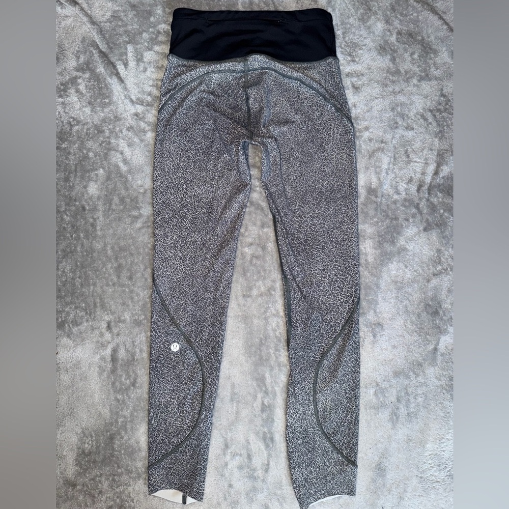 Lululemon Athletica Women’s Size 4 Run The Day High Rise 23” Crop Leggings